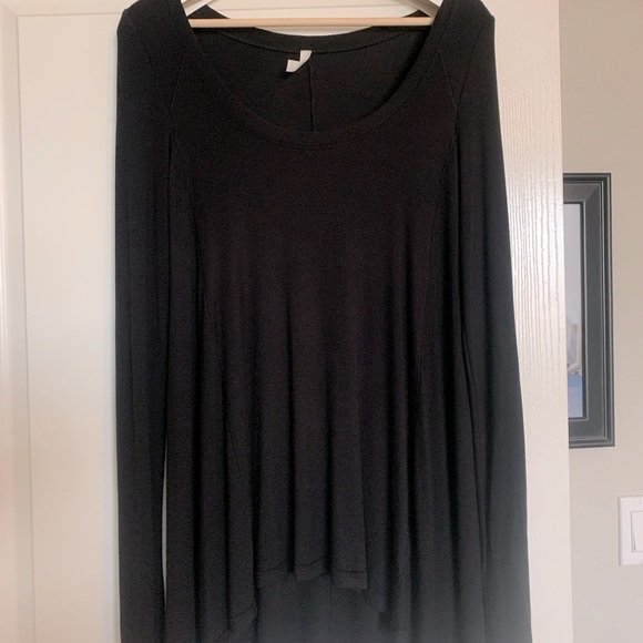 Free People Tops - Free people black long sleeve top